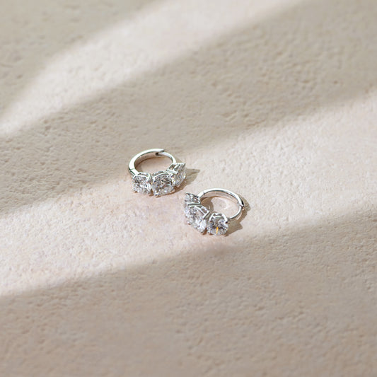 FEEL ME lab-grown diamond hoop earring