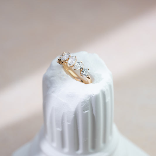 1.9ct TW Mixed Cut Lab-Grown Diamond Harmony Ring